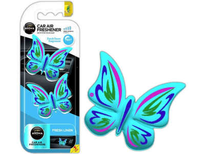 Odświeżacz powietrza AROMA FANCY SHAPES BUTTERFLY Fresh Linen